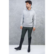 Harcour Pull col Hoodie Samy Unisex Gris Chiné