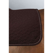 Harcour Tapis de Selle Saphir Dressage Marron foncé