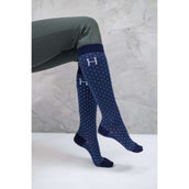 Harcour Chaussettes Sirene Kaki/Marin/Rouge Rubis