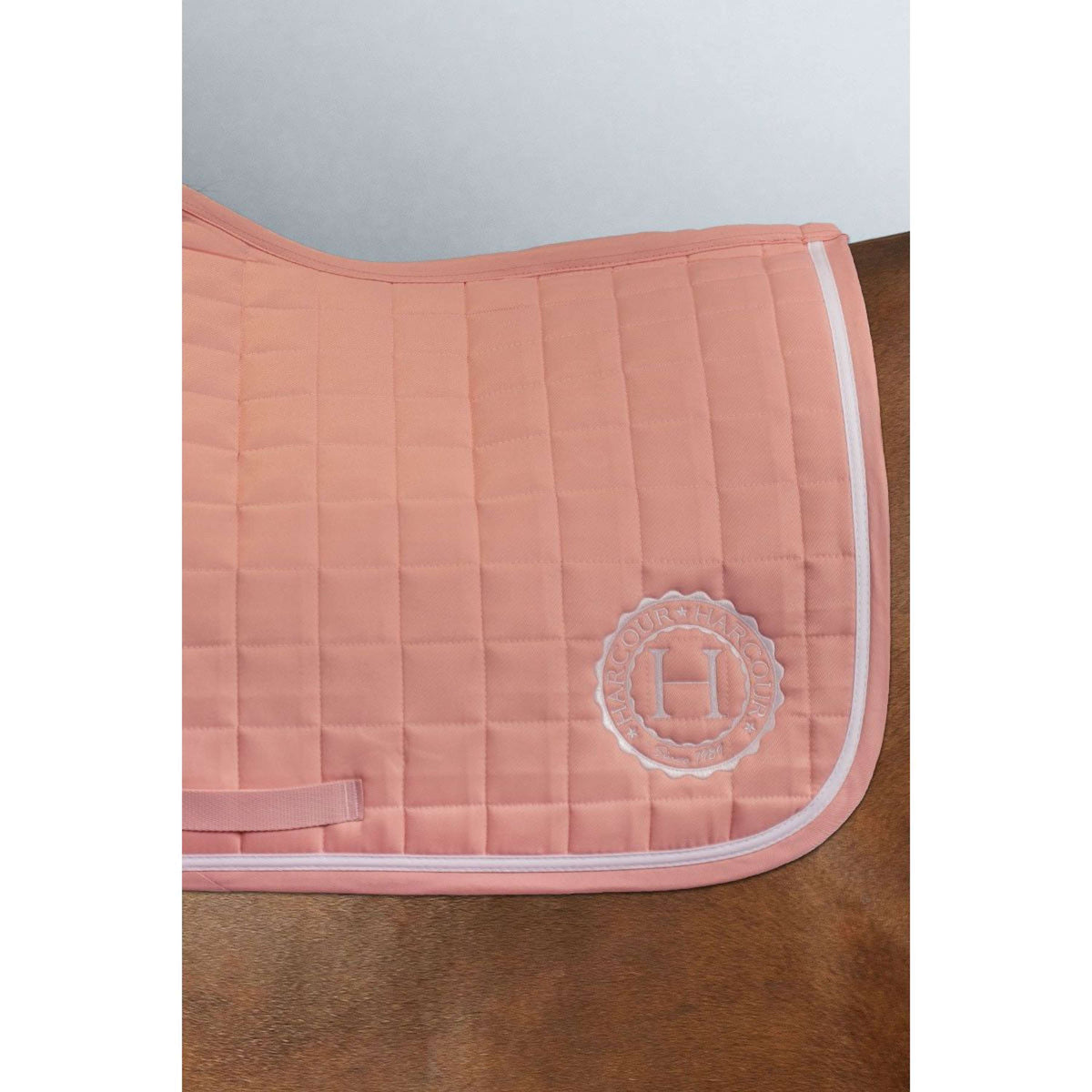 Harcour Tapis de Selle Siriel de Saut Bébé rose