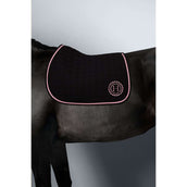 Harcour Tapis de Selle Suzie de Saut Noir/Rose