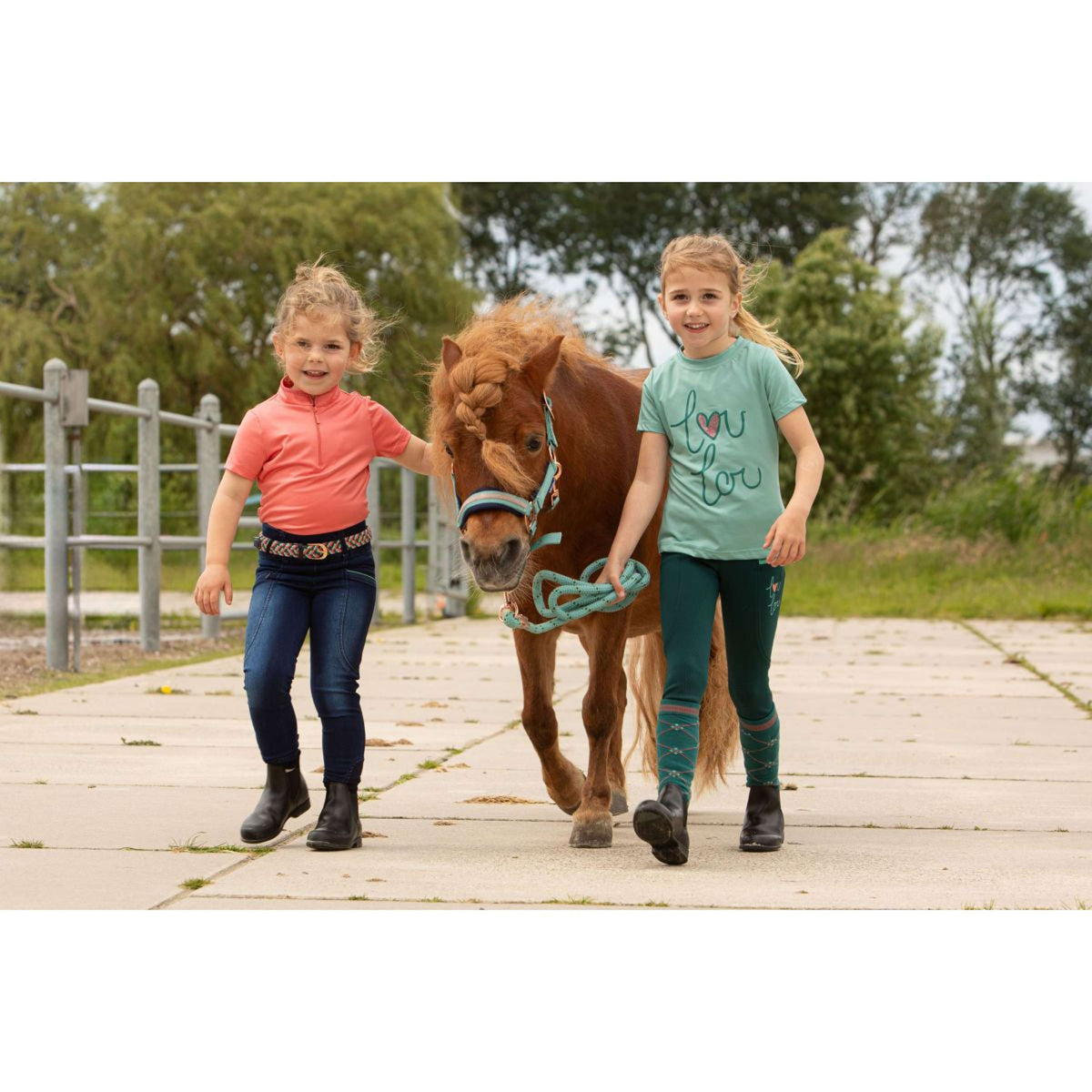 Harry's Horse Legging d'Équitation LouLou25 Daisy Full Grip Bayberry