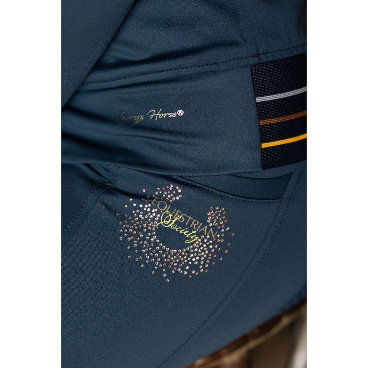 Harry's Horse Legging d'Équitation Classic Tansy Full Grip Blueberry