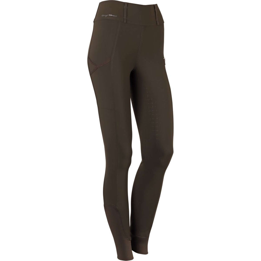 Harry's Horse Legging d'Équitation Sporty Timber Full Grip Rosin