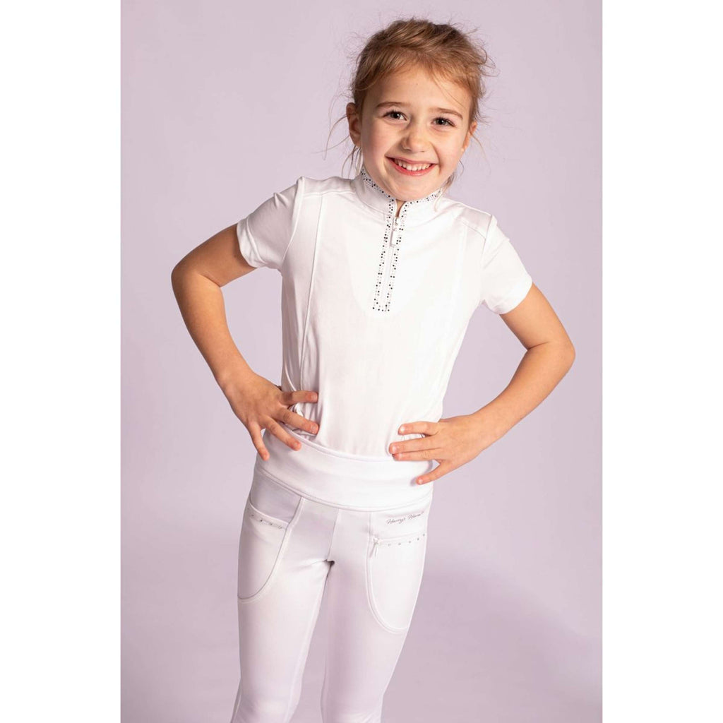 Harry's Horse Legging d'Équitation Equitights Rookie Full Grip Blanc