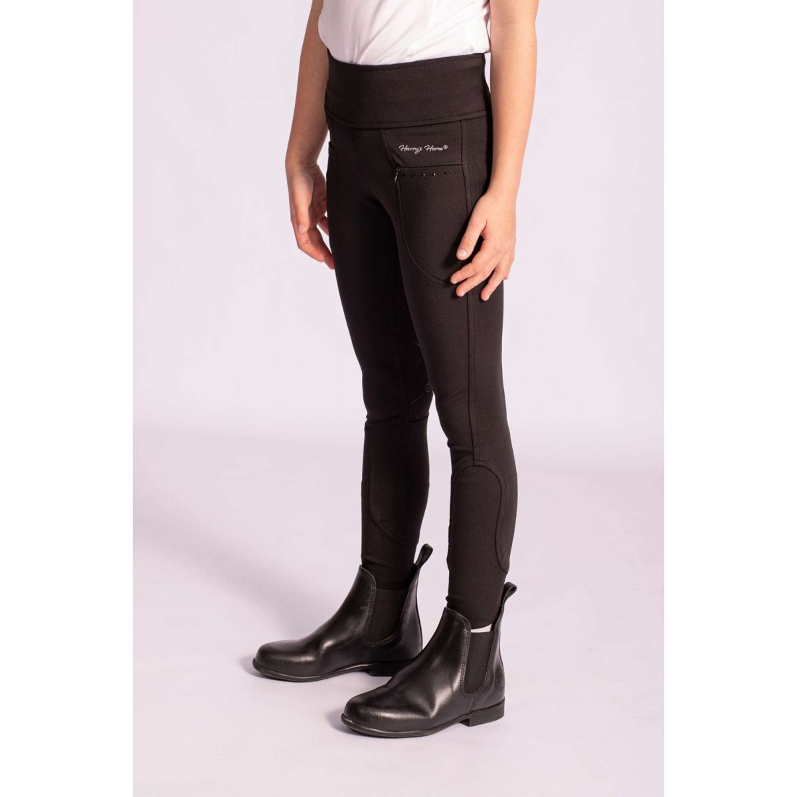 Harry's Horse Legging d'Équitation Equitights Rookie Full Grip Noir Harry's Horse Legging d'Équitation Equitights Rookie Full Grip Noir