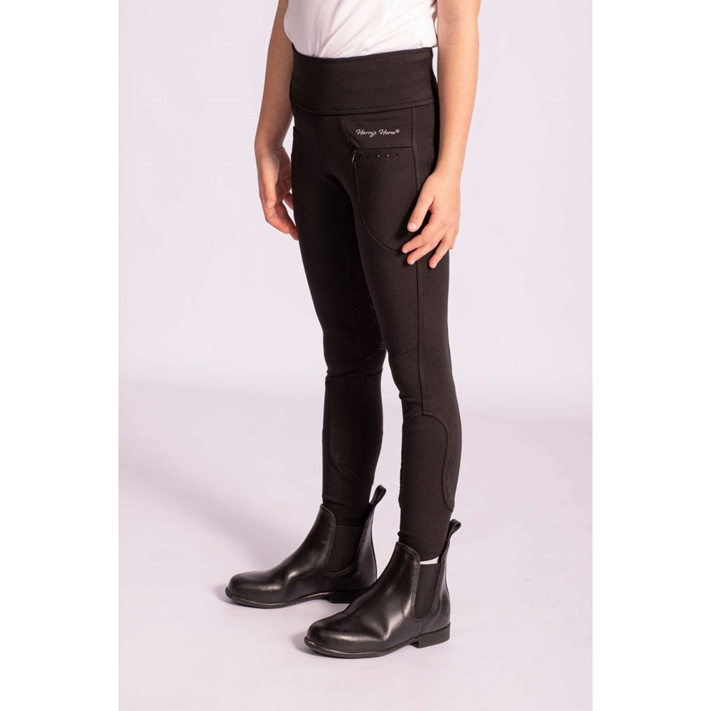 Harry's Horse Legging d'Équitation Equitights Rookie Full Grip Noir