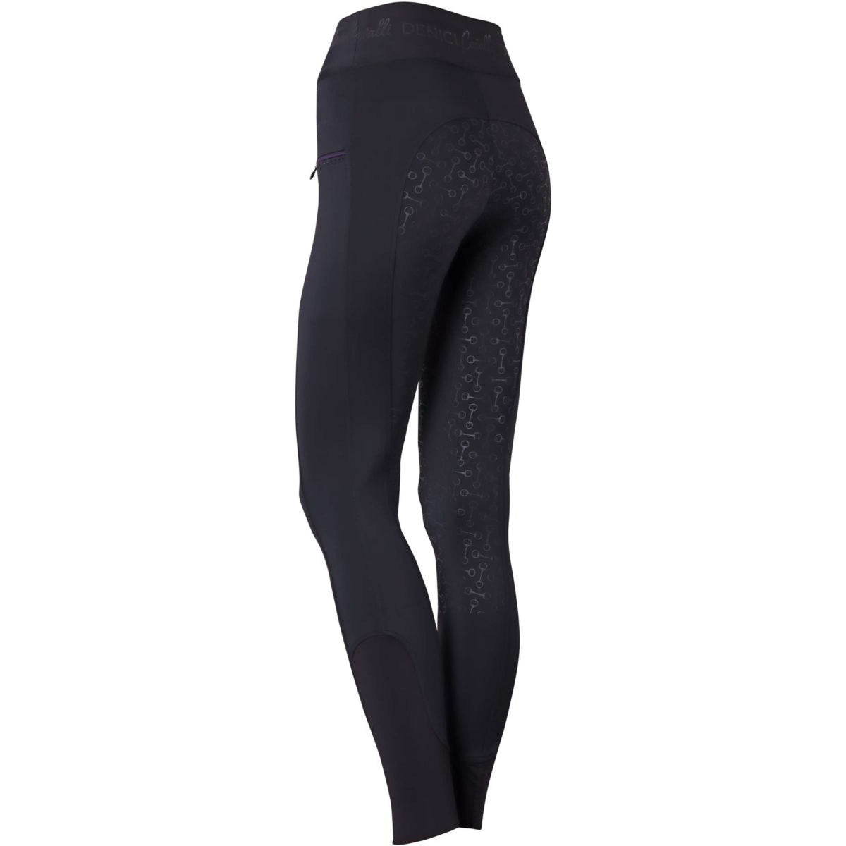 Harry's Horse Legging d'Équitation Amethyst Full Grip Noir