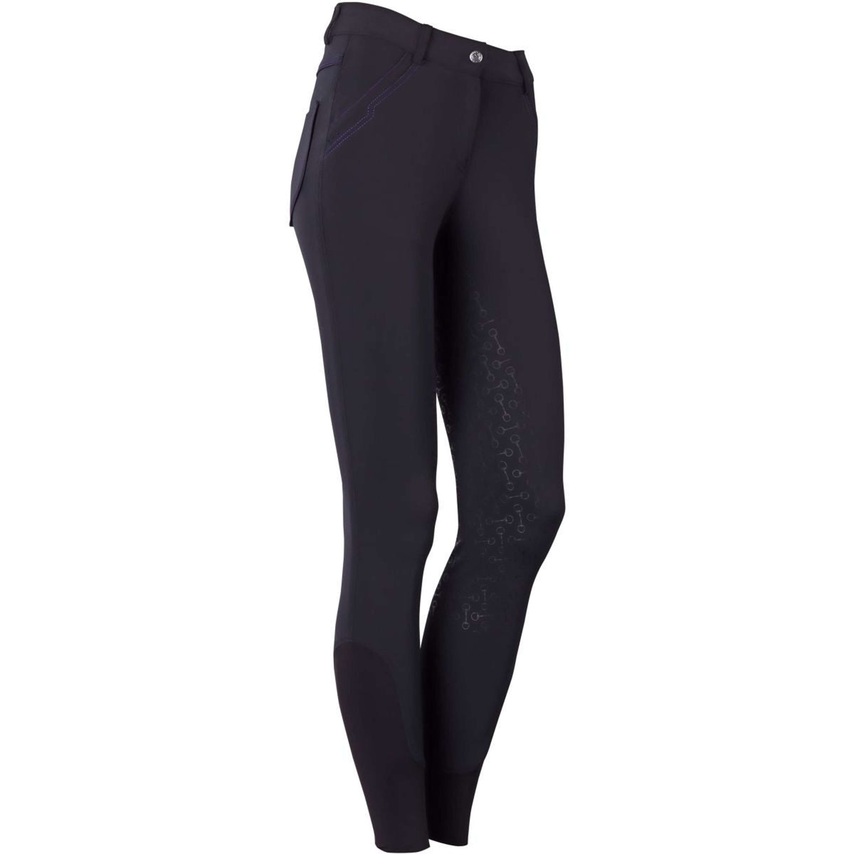 Harry's Horse Pantalon d'Équitation Amethyst Full Grip Noir