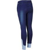 Harry's Horse Legging d'Équitation Denim Diva Stella Full Grip Bleu clair