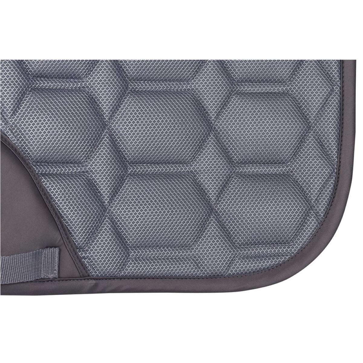 Harry's Horse Tapis de Selle 3D Mesh Dressage Gris Argent