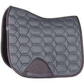 Harry's Horse Tapis de Selle 3D Mesh Dressage Gris Argent