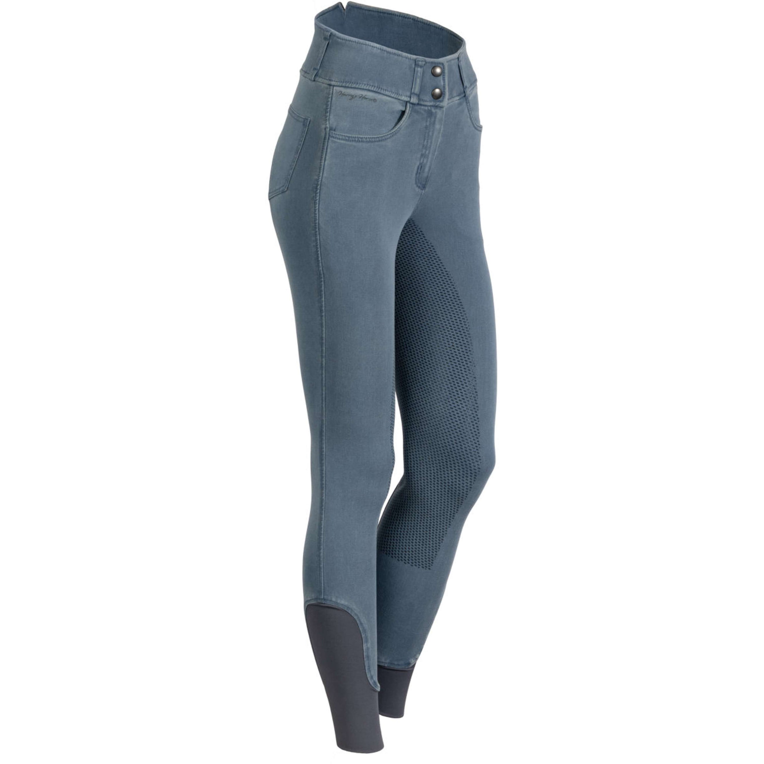 Harry's Horse Pantalon d'Équitation Trendy Denim Full Grip Flint Stone