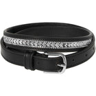 Harry's Horse Ceinture Sparkling Arrow Cuir Noir/Argent