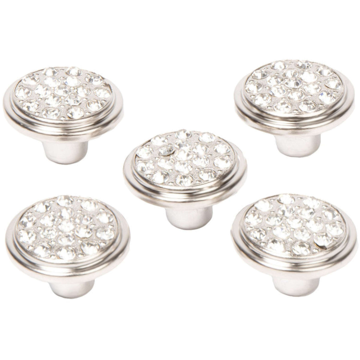 Harry's Horse Boutons Crystal Argent