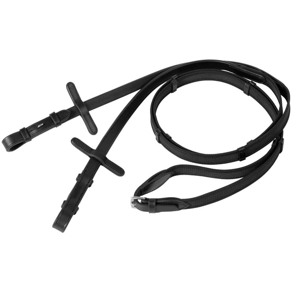 Harry's Horse Rênes Supergrip avec Arrêts Noir