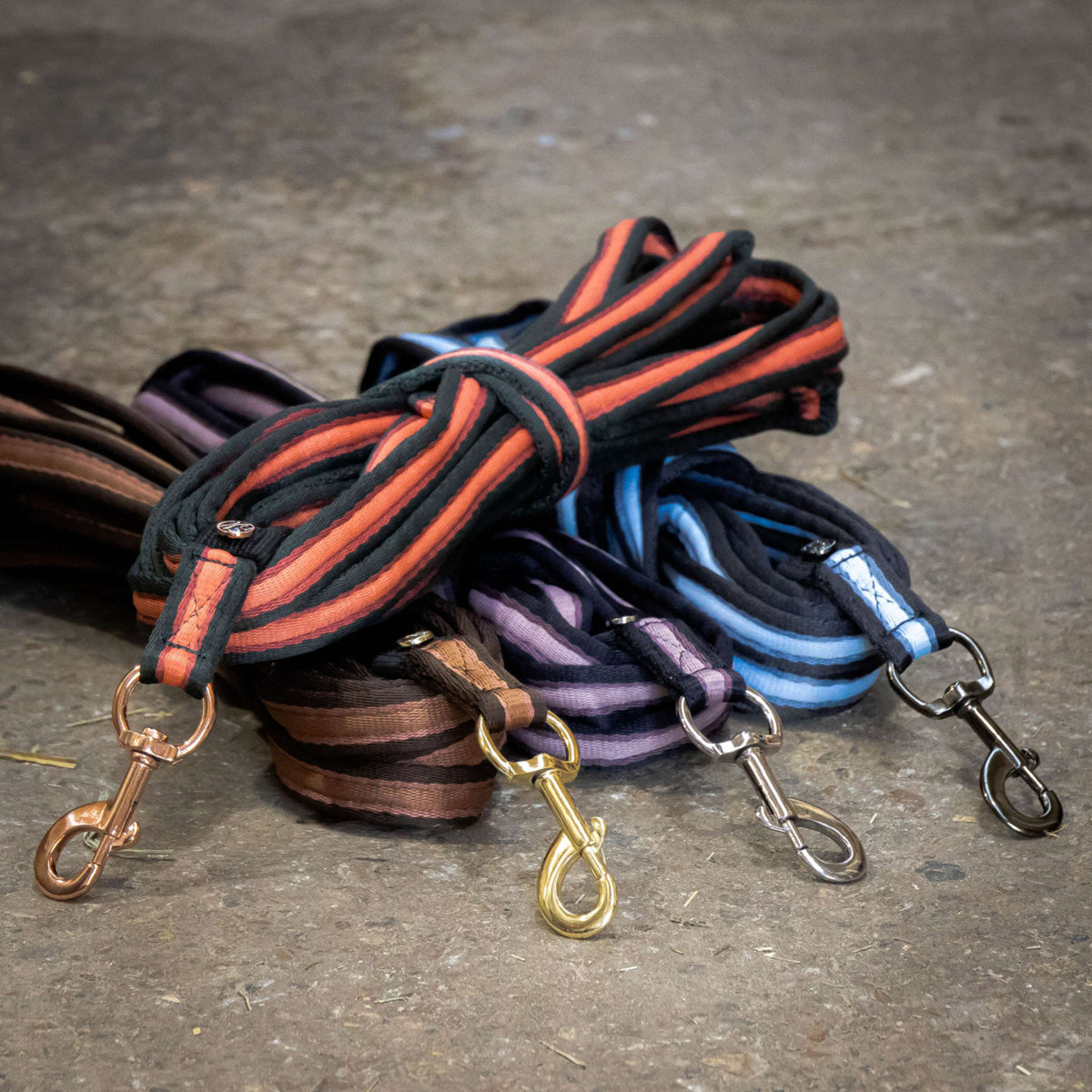 Harry's Horse Longe Soft Stripe Marin foncé