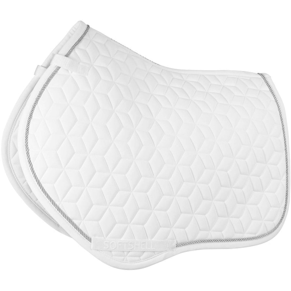 Harry's Horse Tapis de Selle Softshell de Saut Blanc