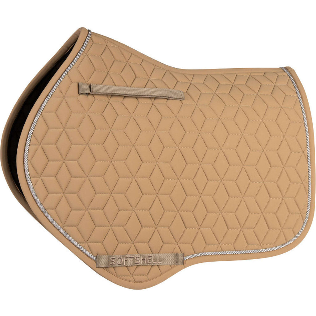 Harry's Horse Tapis de Selle Softshell de Saut Taupe