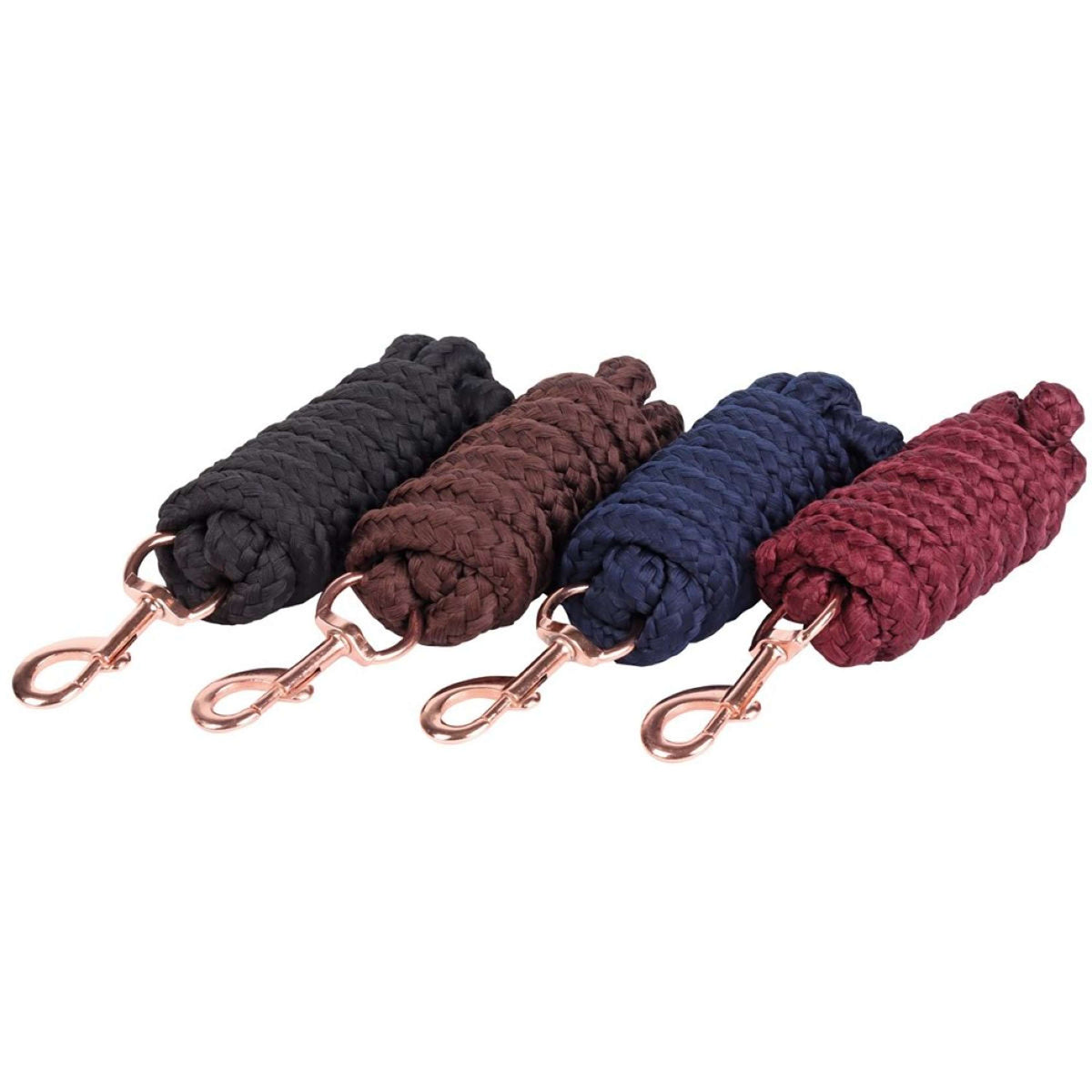 Harry's Horse Corde pour Licol Soft Musketon Rosegold 1.8m Bordeaux