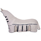 Harry's Horse Couverture Anti-Mouches Mesh Pro Superior avec Couvre-cou Taupe