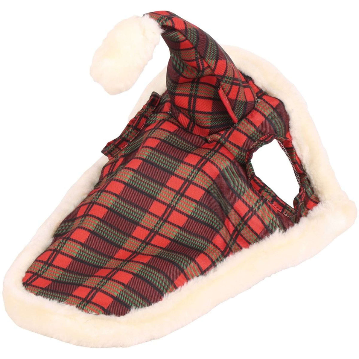 Harry's Horse Ensemble Licol Bonnet Check Christmas Rouge