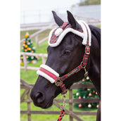 Harry's Horse Ensemble Licol Bonnet Check Christmas Rouge