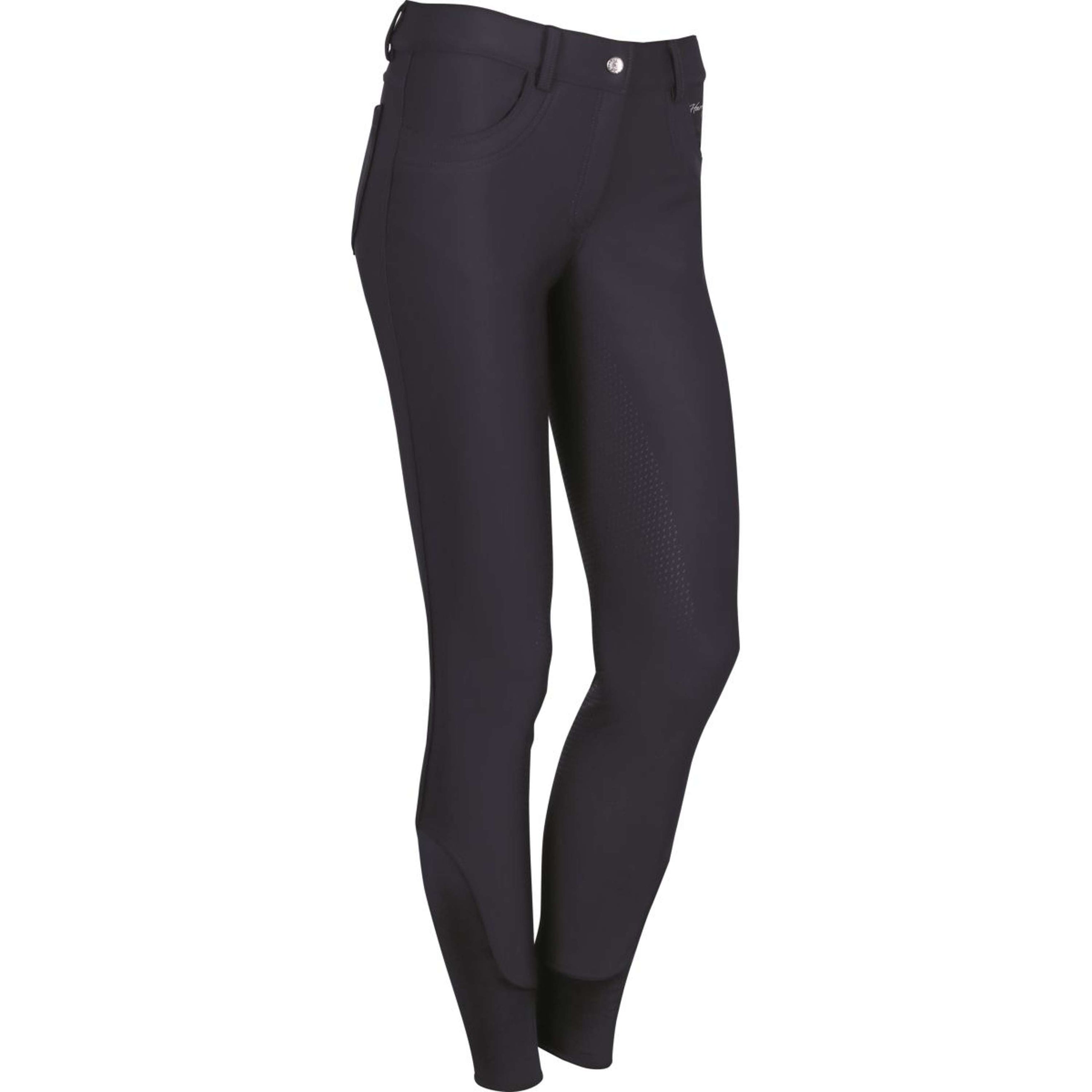 Harry's Horse Pantalon d'Équitation Winterblues Full Grip Marin