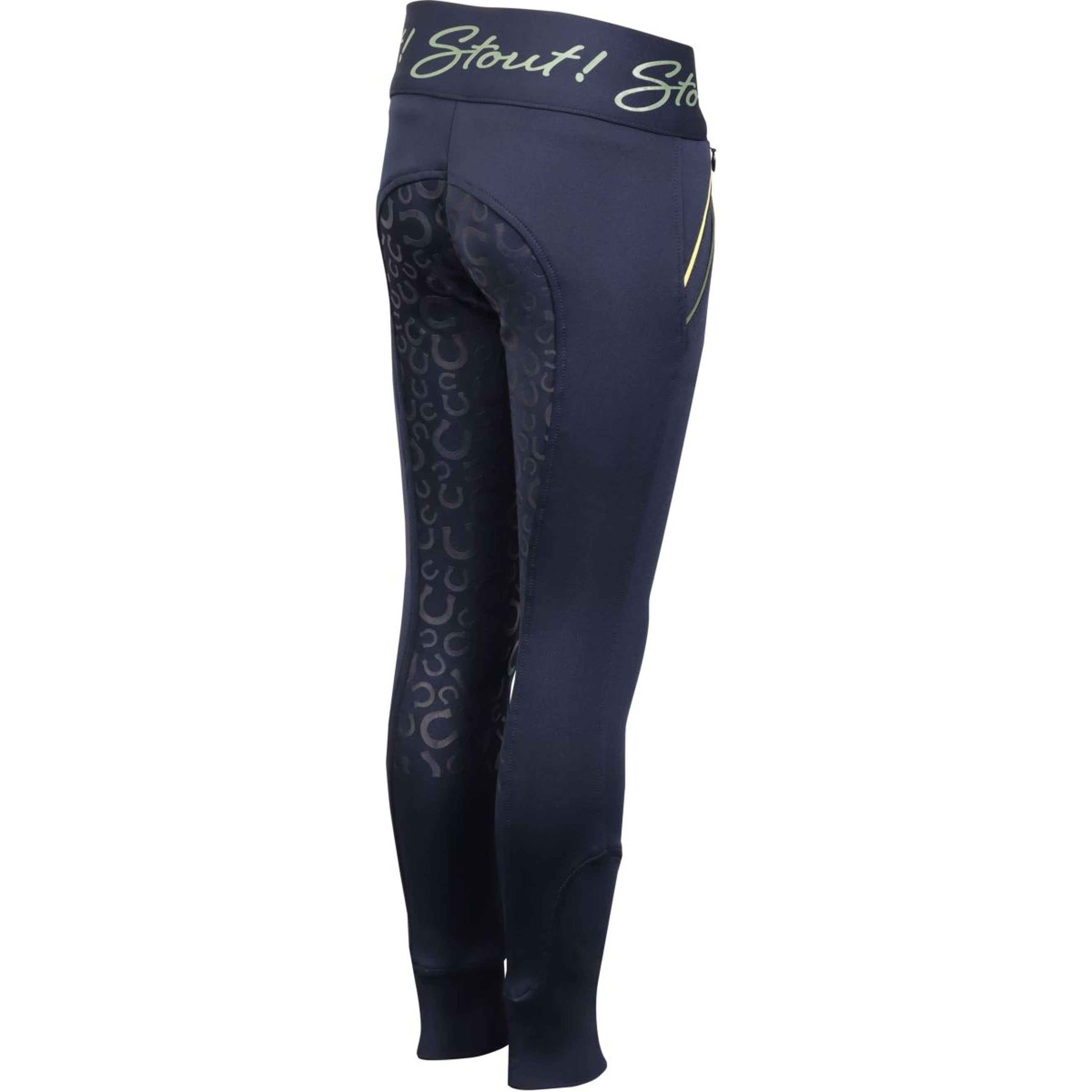 Harry's Horse Legging d'Équitation Equitights STOUT! Lime Full Grip Marin Harry's Horse Legging d'Équitation Equitights STOUT! Lime Full Grip Marin