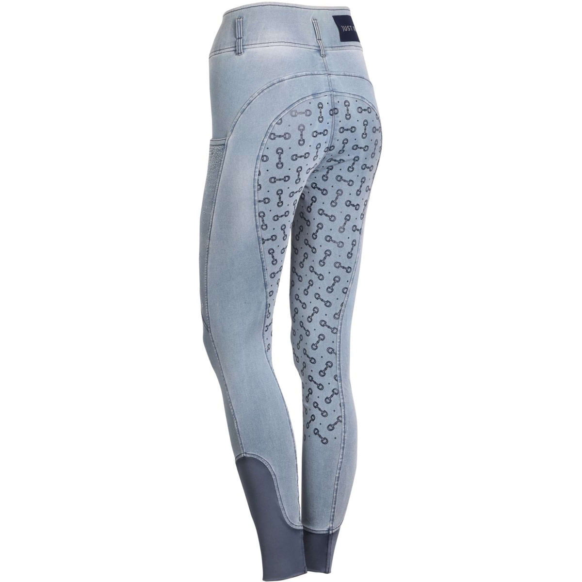 Harry's Horse Pantalon d'Équitation Just Ride Retro Full Grip Bleu clair