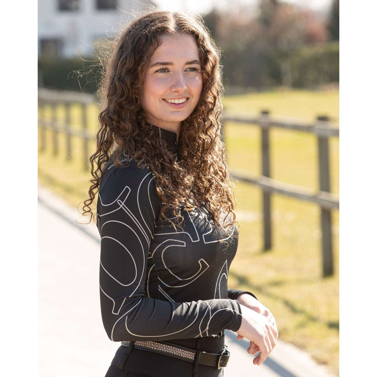 Harry's Horse Chemise Denici Cavalli Stardust Noir