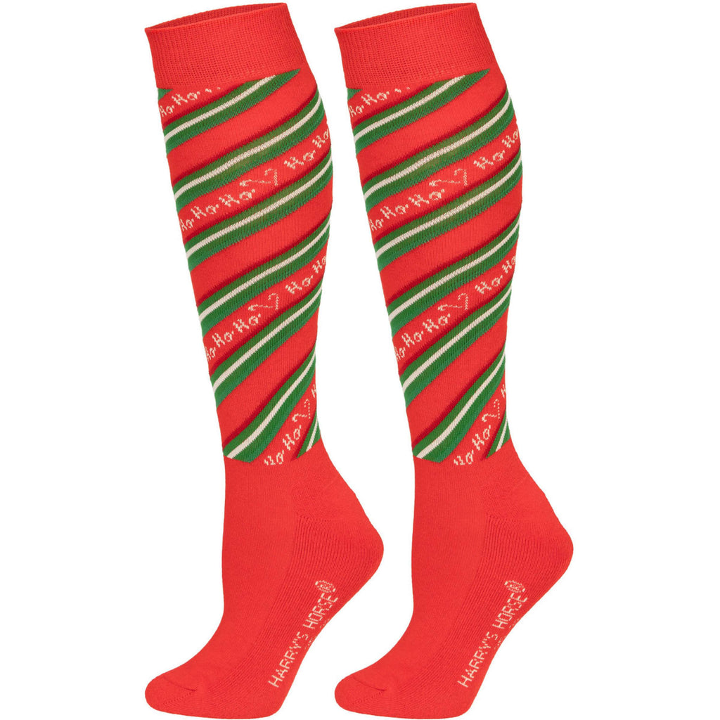 Harry's Horse Chaussettes d'Équitation Christmas '26 Rouge