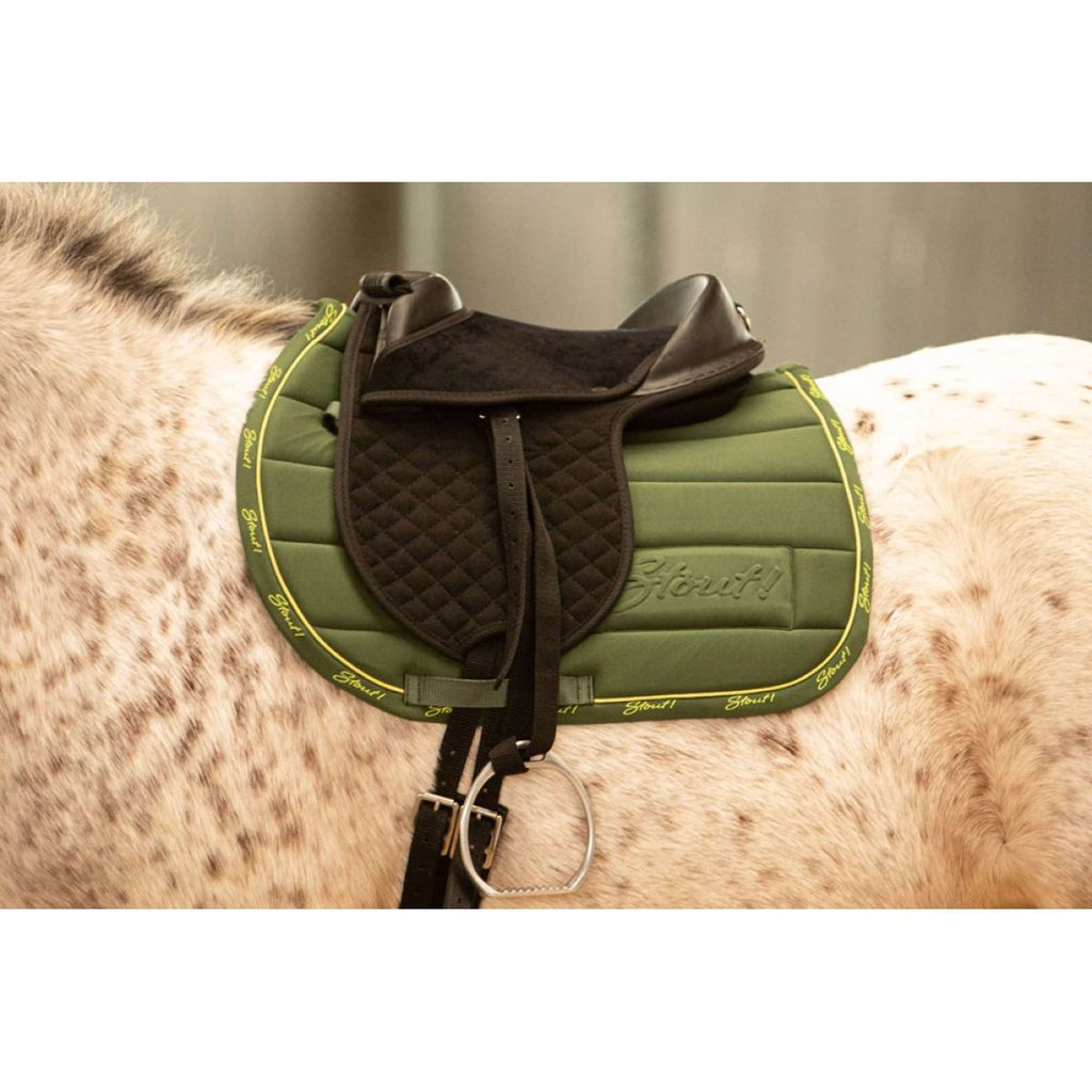 Harry's Horse Tapis de Selle STOUT! Lime Armée Verte