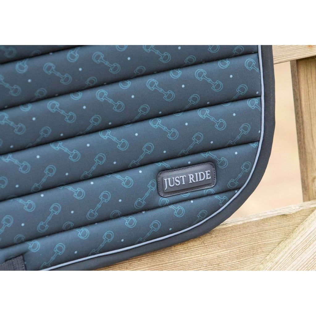 Harry's Horse Tapis de Selle Just Ride Retro Polyvalent Marin