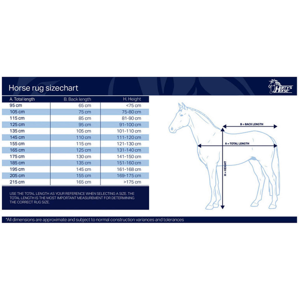 Harry's Horse Couverture Imperméable STOUT! Maverick 200g Total Eclipse