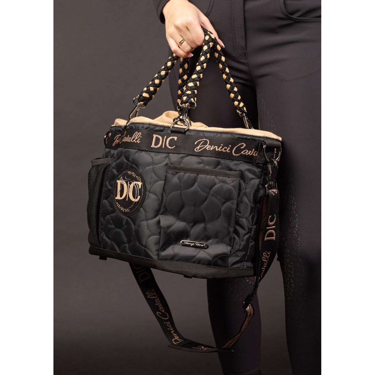 Harry's Horse Trousse de Pansage Denici Cavalli Stardust Noir