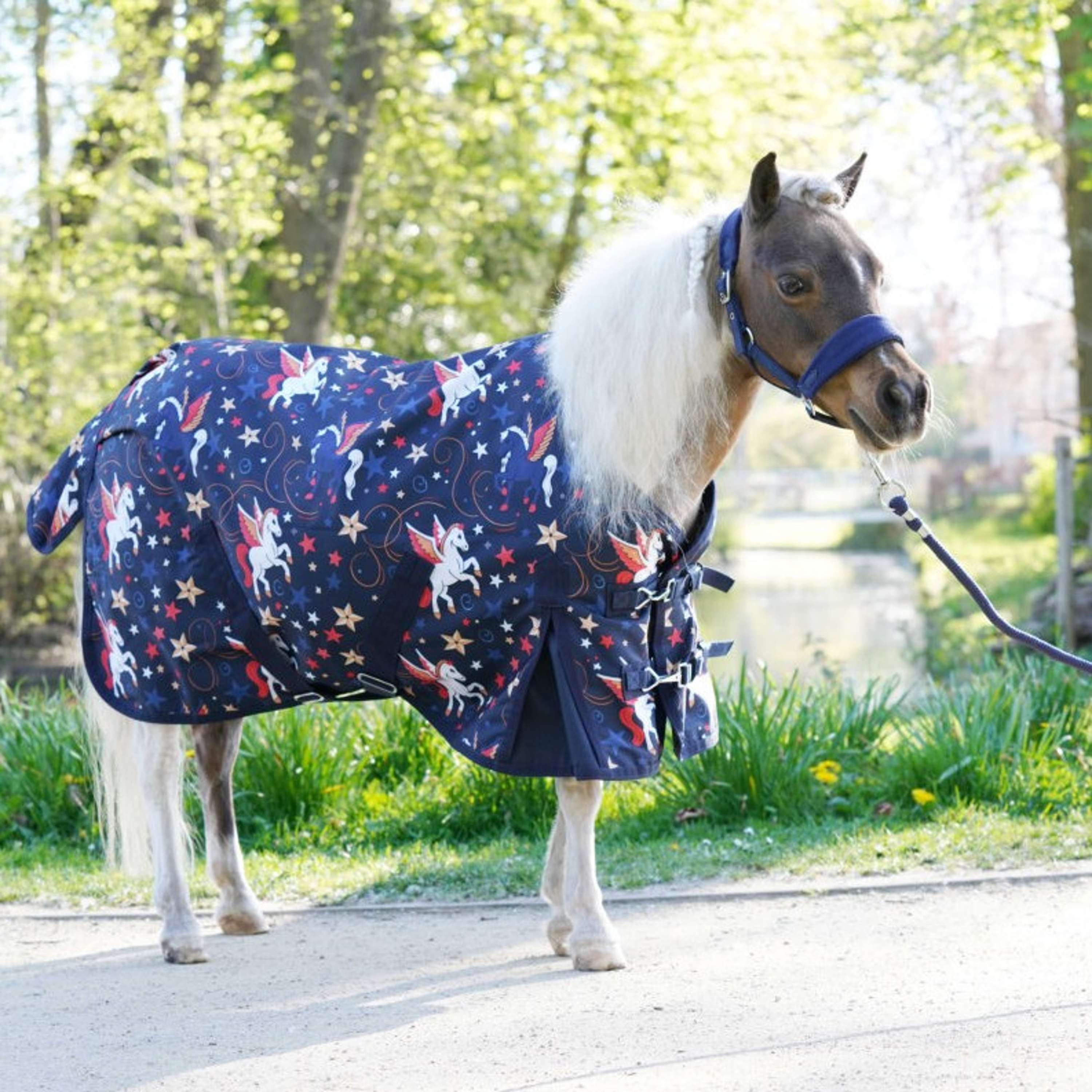 HB Couverture d'Extérieur Little Sizes Navy Flying Horse