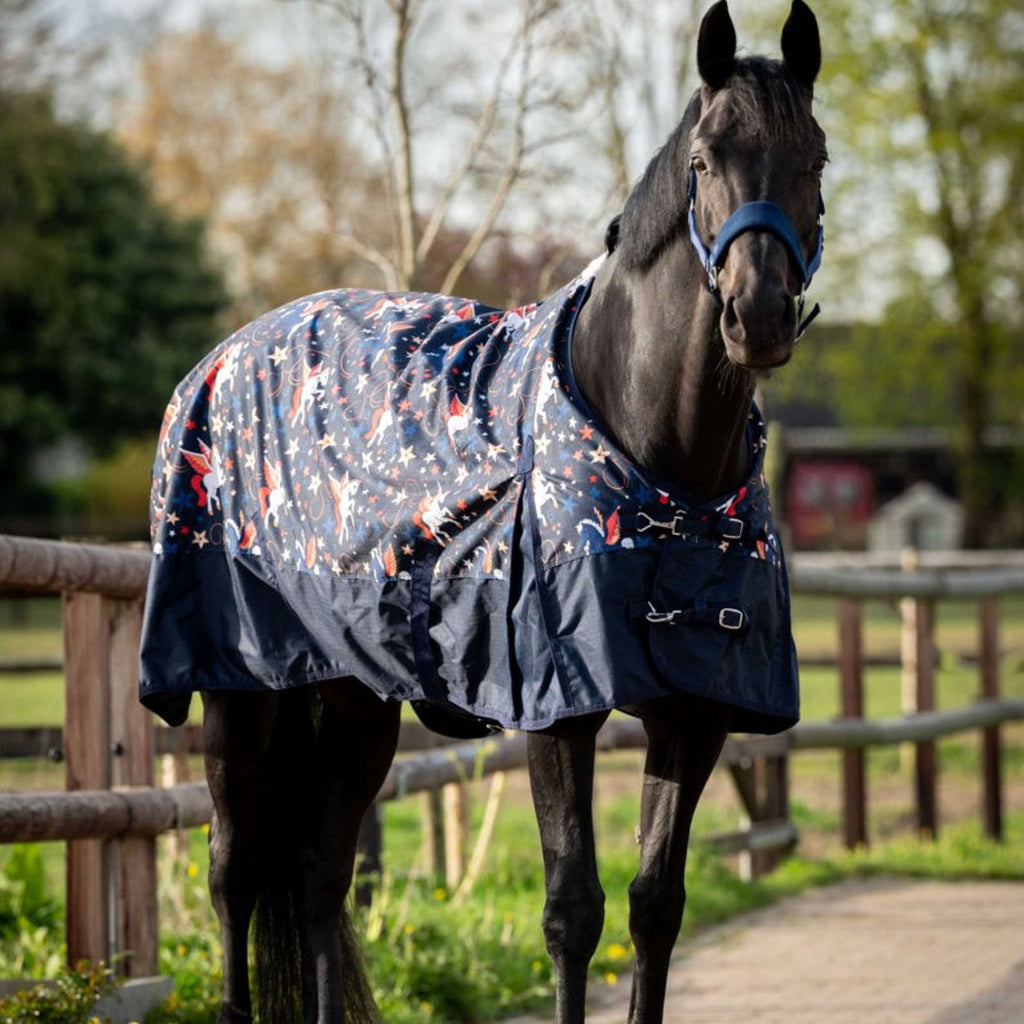 HB Couverture d'Extérieur navy flying horse