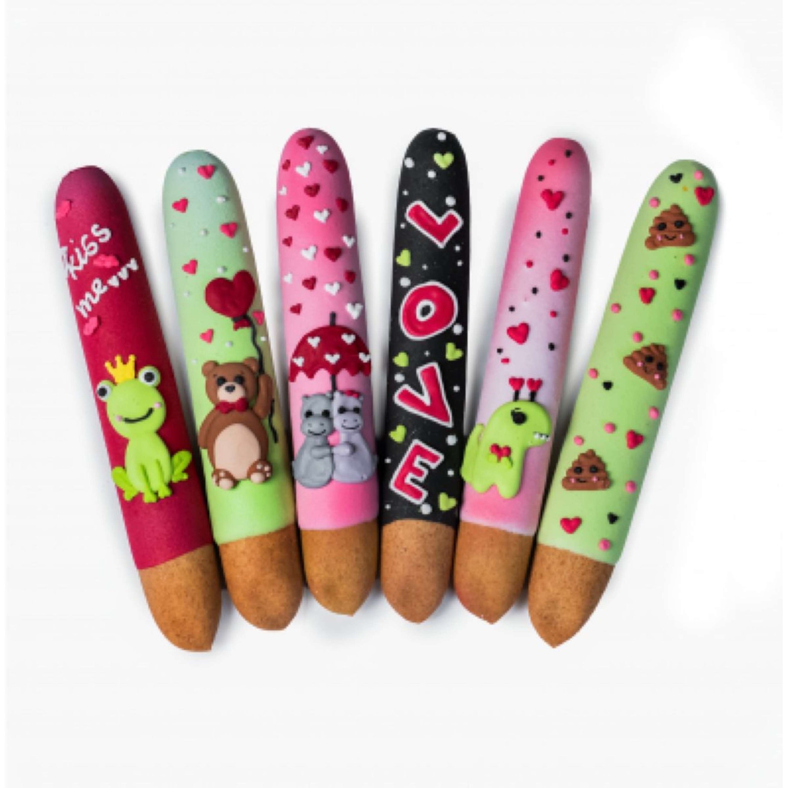 Candy Horse Love Cookies Icing Sticks