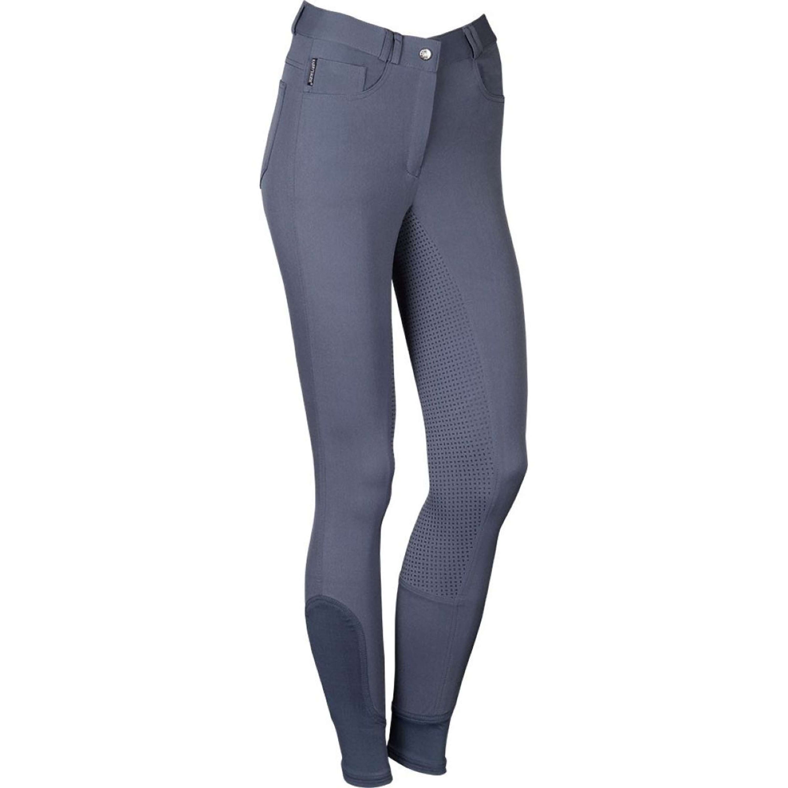 Harry's Horse Pantalon d'Équitation Redwood Full Grip Bleu Acier