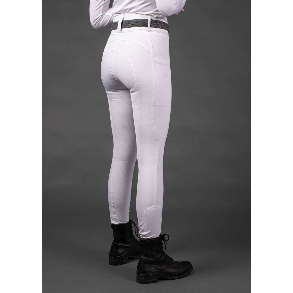 Harry's Horse Pantalon d'Équitation EQS Full Grip Blanc