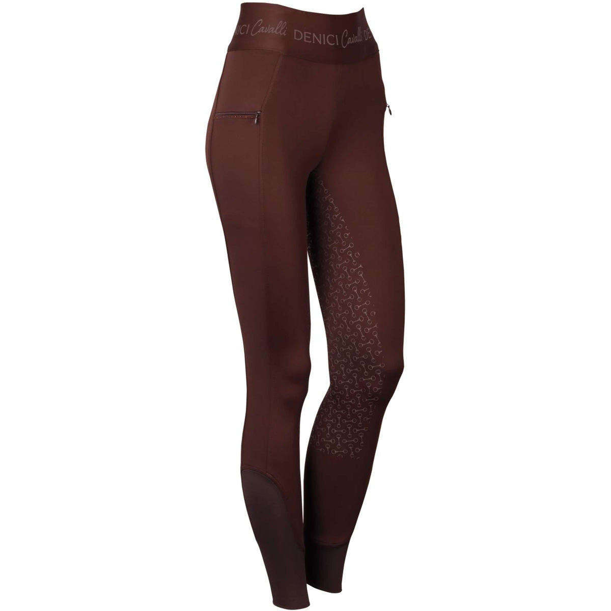 Harry's Horse Legging d'Équitation Equitights Denici Cavalli Full Grip Marron