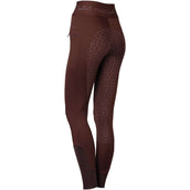 Harry's Horse Legging d'Équitation Equitights Denici Cavalli Full Grip Marron