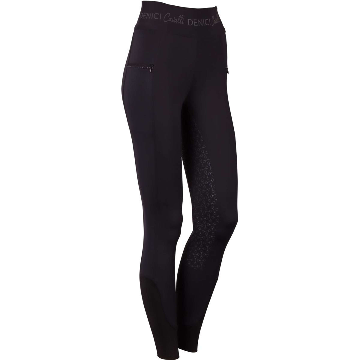 Harry's Horse Legging d'Équitation Equitights Denici Cavalli Full Grip Noir