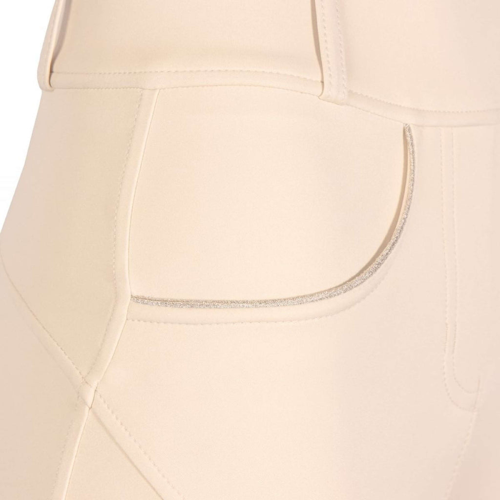 Harry's Horse Legging d'Équitation Equitights EQS Ivory Full Grip Crème