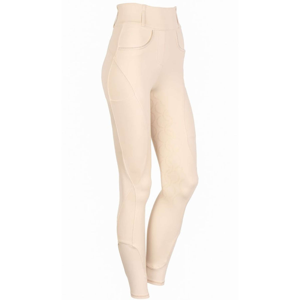 Harry's Horse Legging d'Équitation Equitights EQS Ivory Full Grip Crème