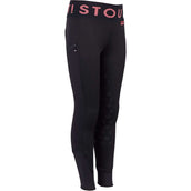 Harry's Horse Legging d'Équitation STOUT! Coral Full Grip Noir