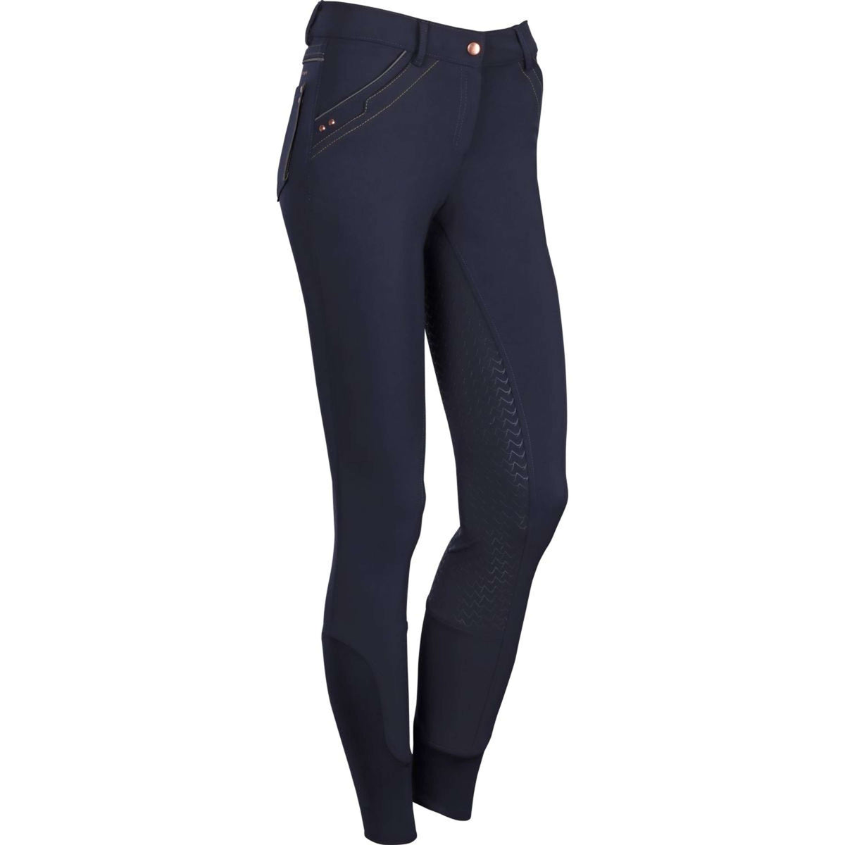 Harry's Horse Pantalon d'Équitation Denici Cavalli Bosque Full Grip Marin