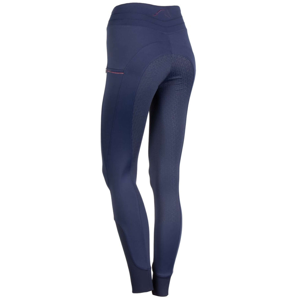Harry's Horse Legging d'Équitation Equitights Denici Cavalli Purple Passion Full Grip Peacoat