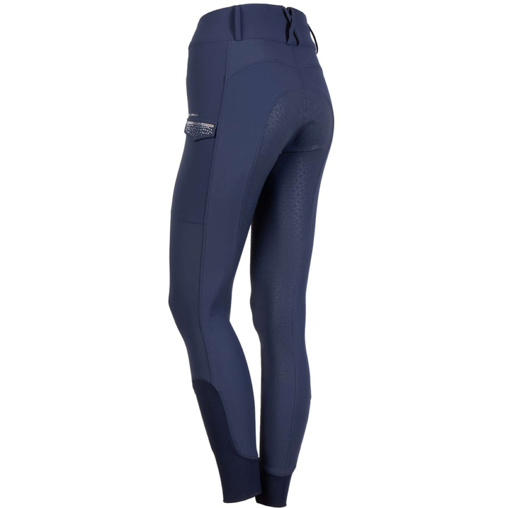 Harry's Horse Pantalon d'Équitation Denici Cavalli Purple Passion Full Grip Peacoat